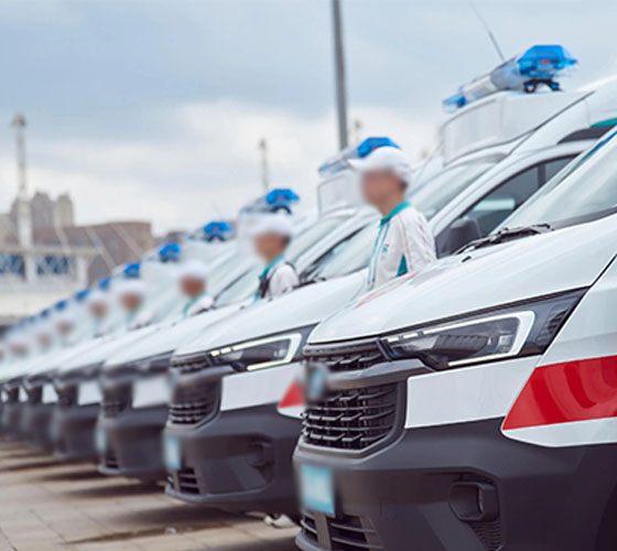 吉隆县服务车队展示